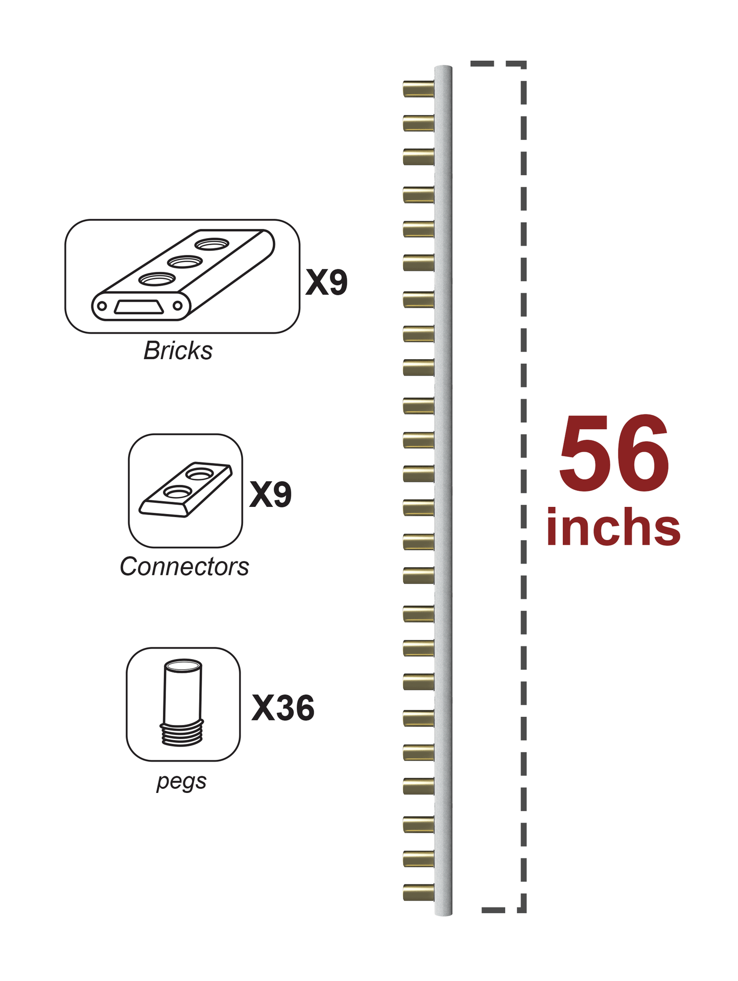 RAYA™ LOOM – The Modular Loom for Chunky Yarn Weaving (Patent Pending)