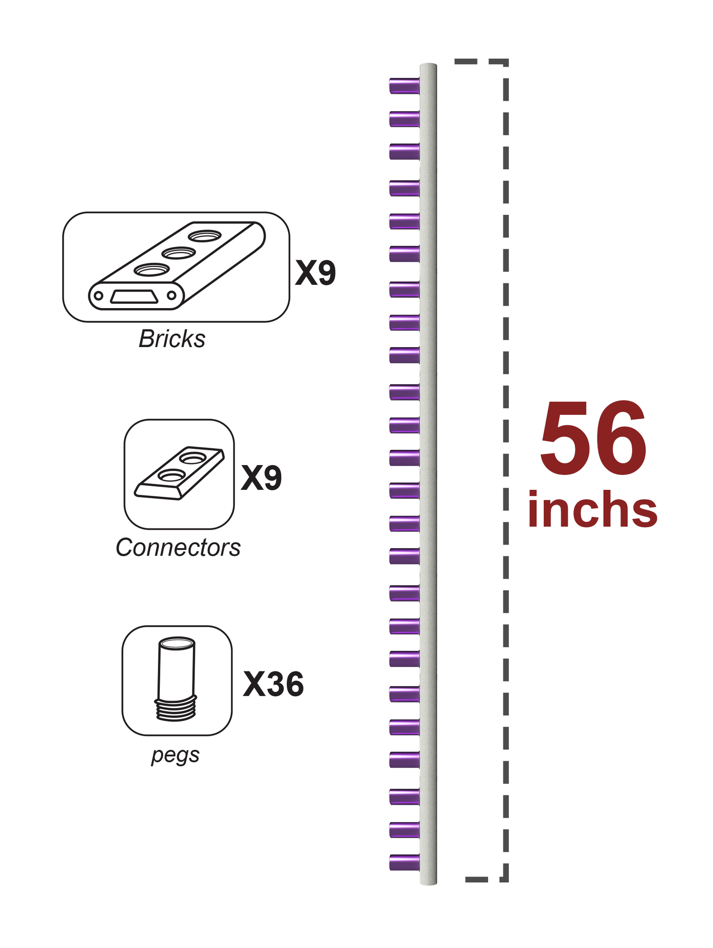RAYA™ LOOM – The Modular Loom for Chunky Yarn Weaving (Patent Pending)