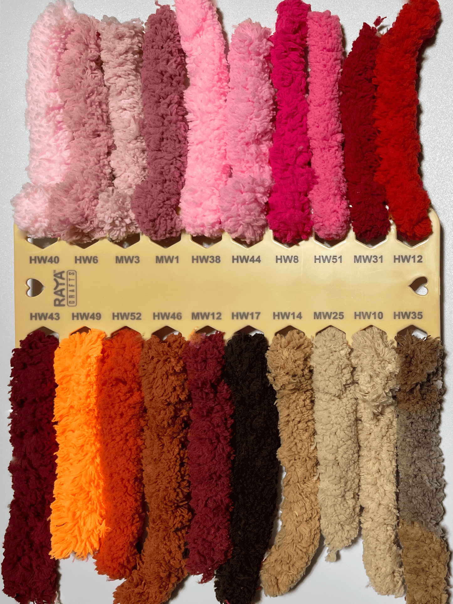 RAYA Colors Palettes - Chunky Chenille Blanket Yarn - Jumbo - Size 7