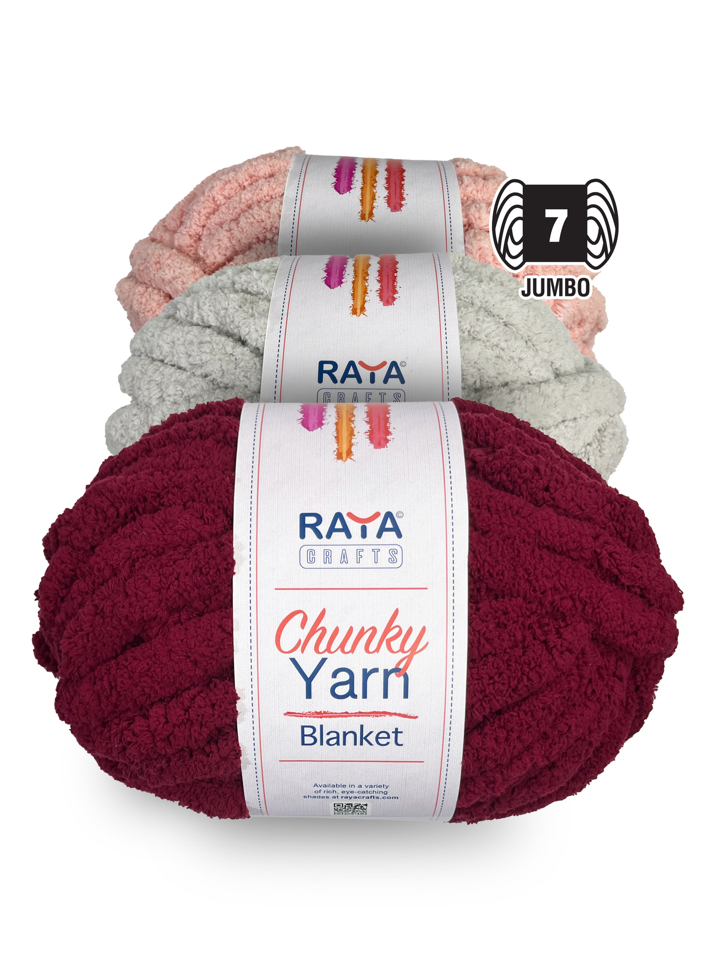 Chunky Chenille Blanket Yarn - Jumbo - Size 7