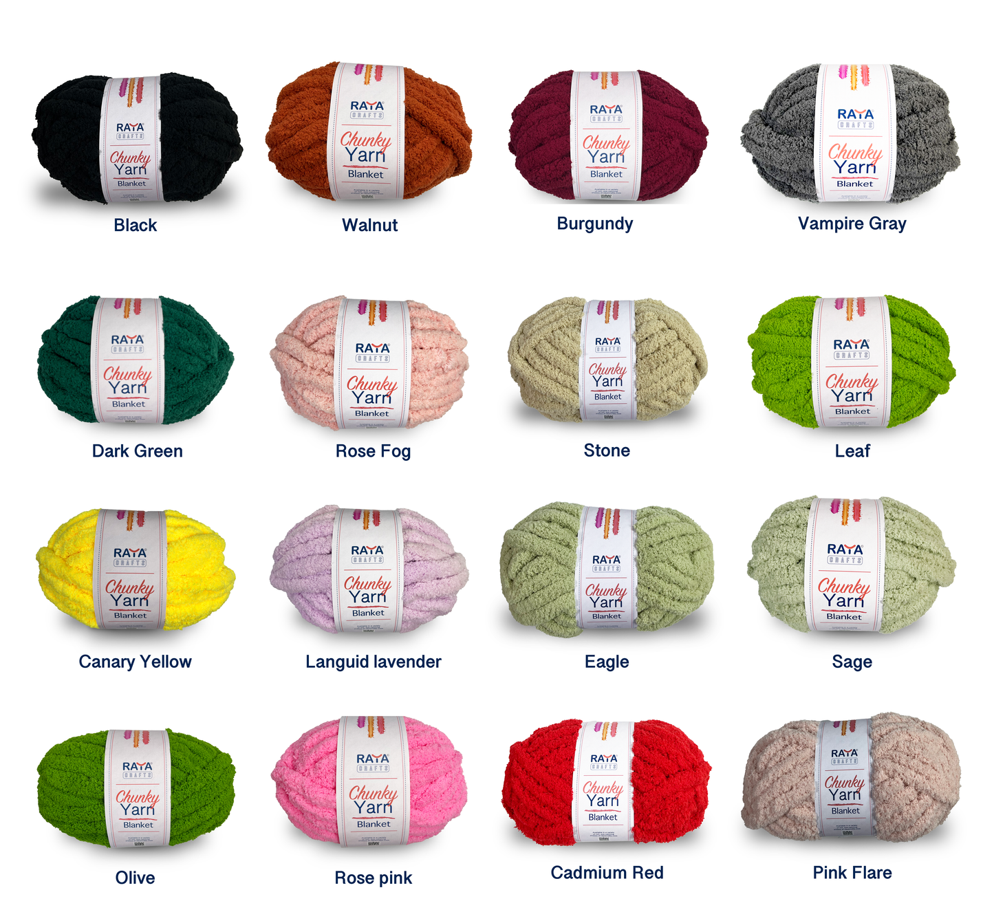 Chunky Chenille Blanket Yarn - Jumbo - Size 7
