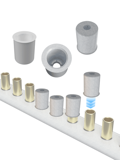 ADD-ONS: 1" to 1.5" Diameter Expansion Snap-On Adapter