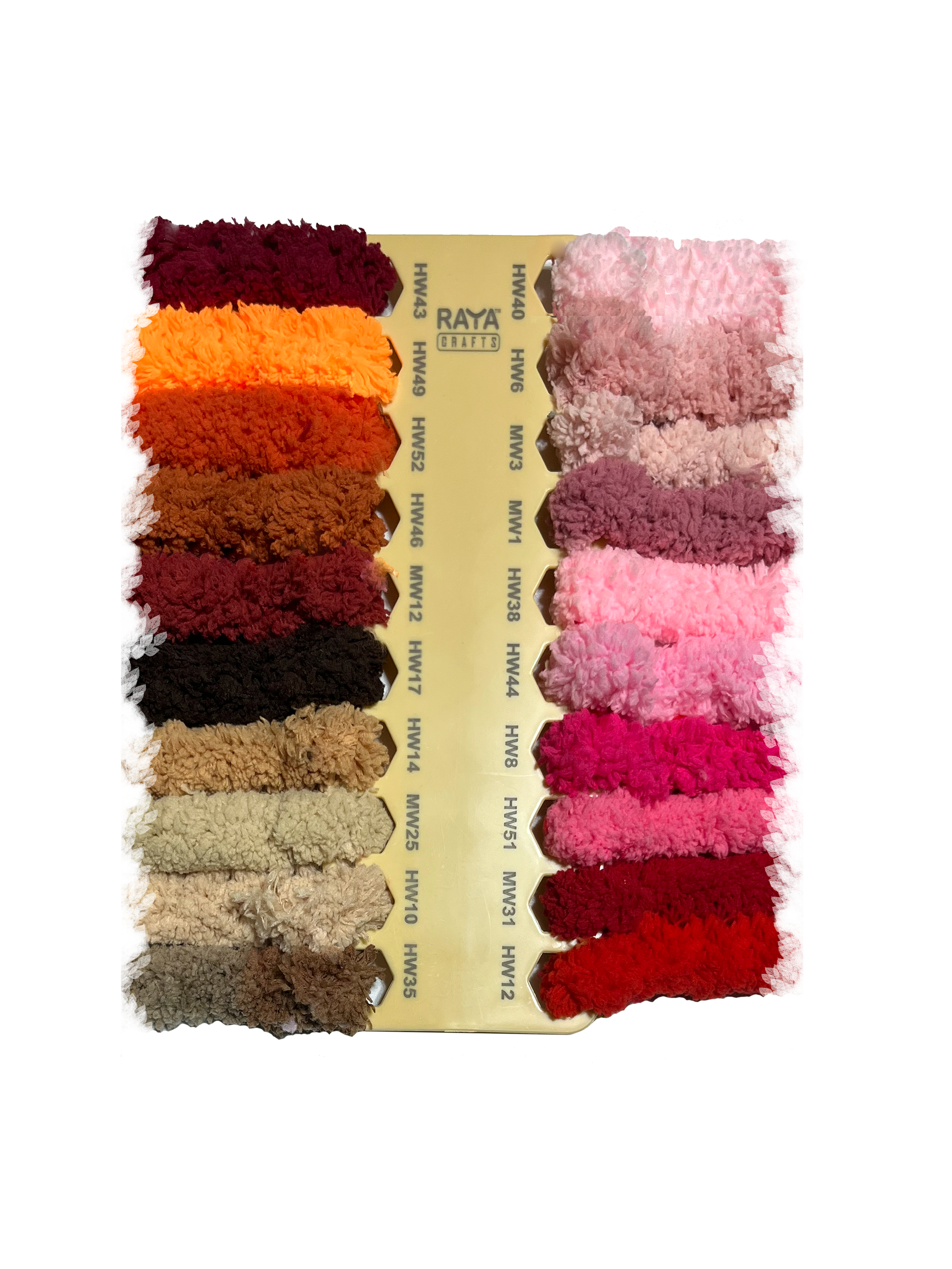 RAYA Colors Palettes - Chunky Chenille Blanket Yarn - Jumbo - Size 7 ...