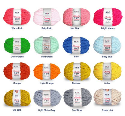 Chunky Chenille Blanket Yarn - Jumbo - Size 7