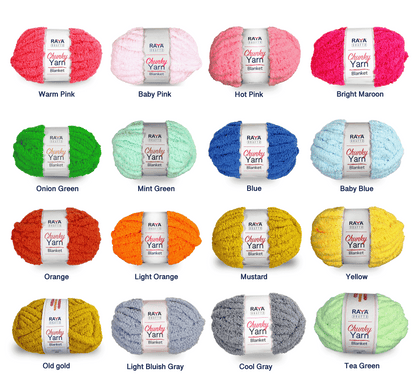 Chunky Chenille Blanket Yarn - Jumbo - Size 7