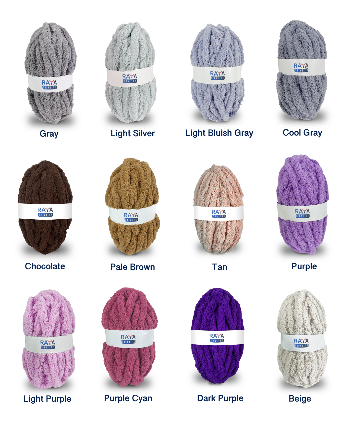 Chunky Chenille Blanket Yarn - Jumbo - Size 7