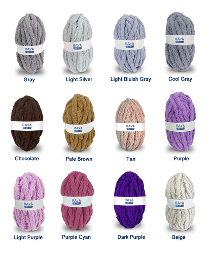 Chunky Chenille Blanket Yarn - Jumbo - Size 7