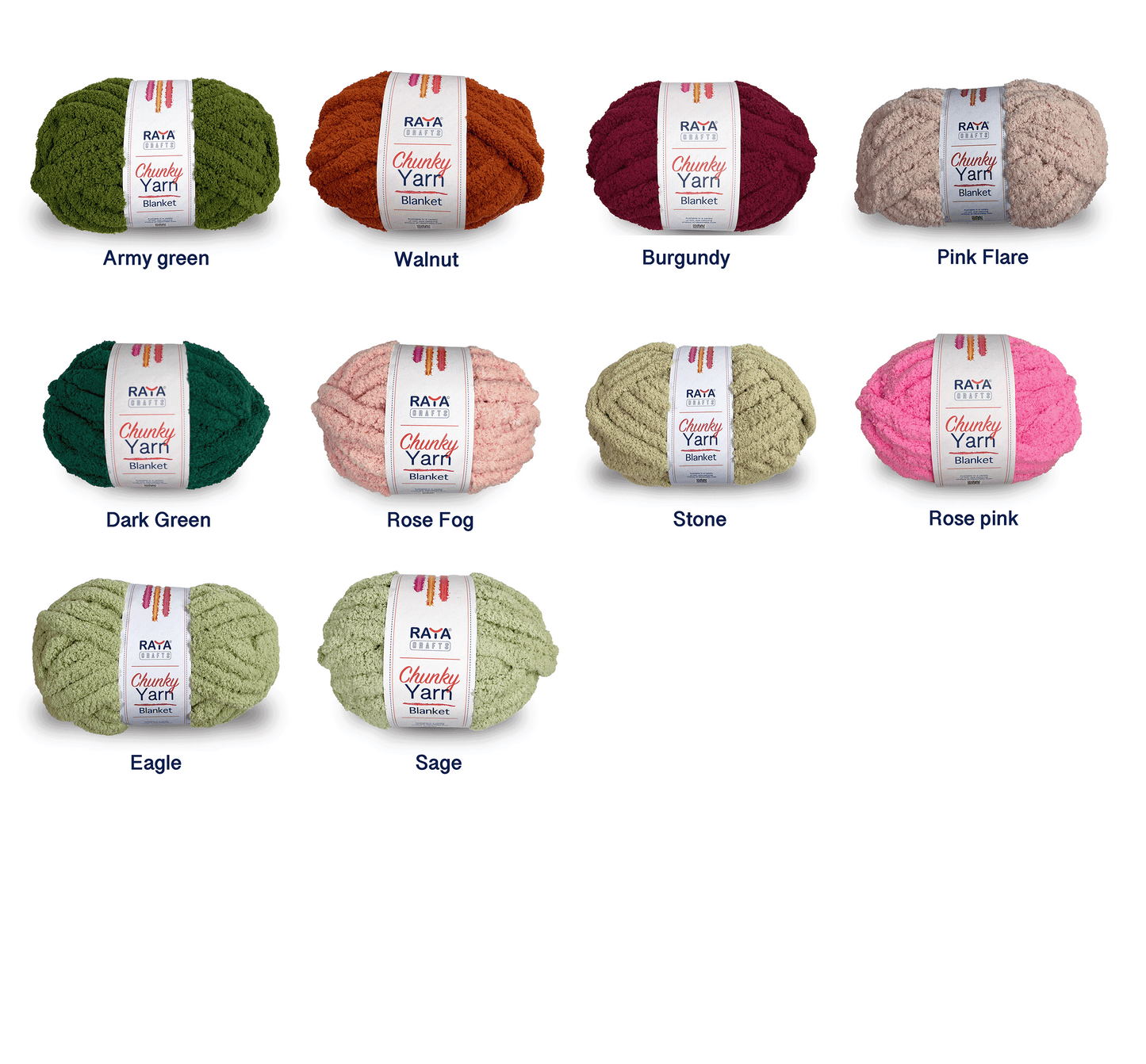 Chunky Chenille Blanket Yarn - Jumbo - Size 7