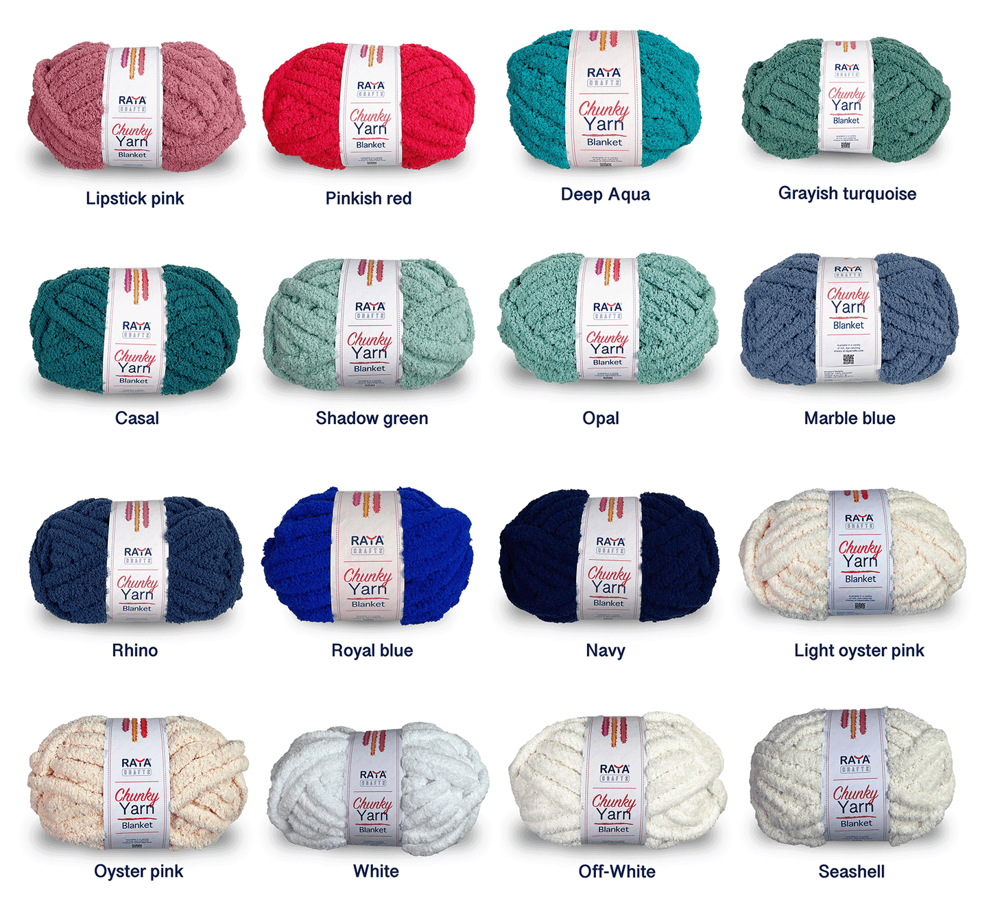 Chunky Chenille Blanket Yarn - Jumbo - Size 7