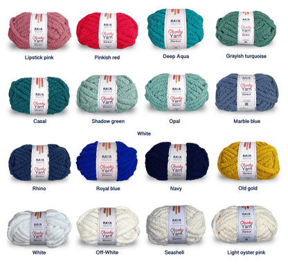 Chunky Chenille Blanket Yarn - Jumbo - Size 7