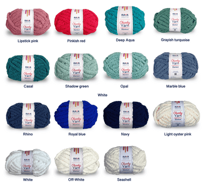 Chunky Chenille Blanket Yarn - Jumbo - Size 7