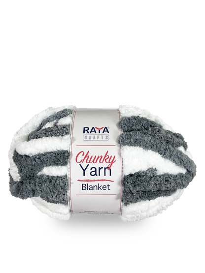 Multicolors Chunky Chenille Blanket Yarn - Jumbo - Size 7