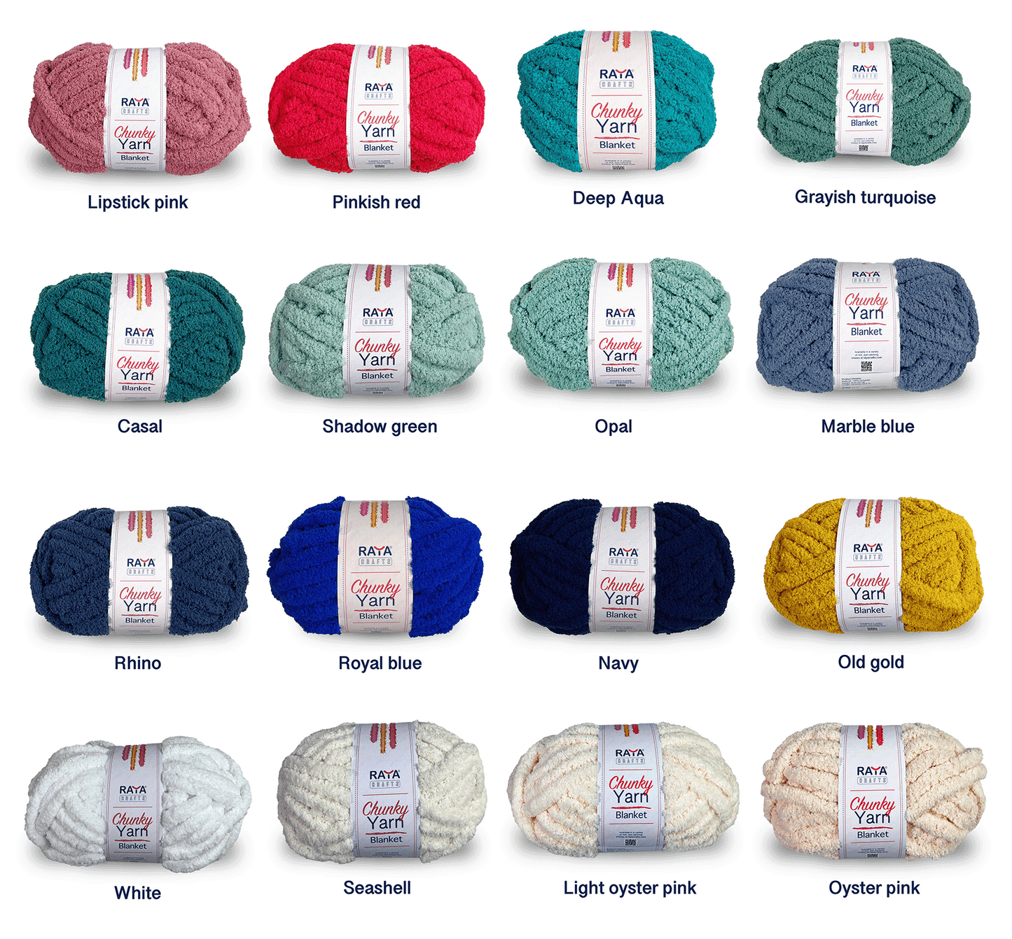 Chunky Chenille Blanket Yarn - Jumbo - Size 7