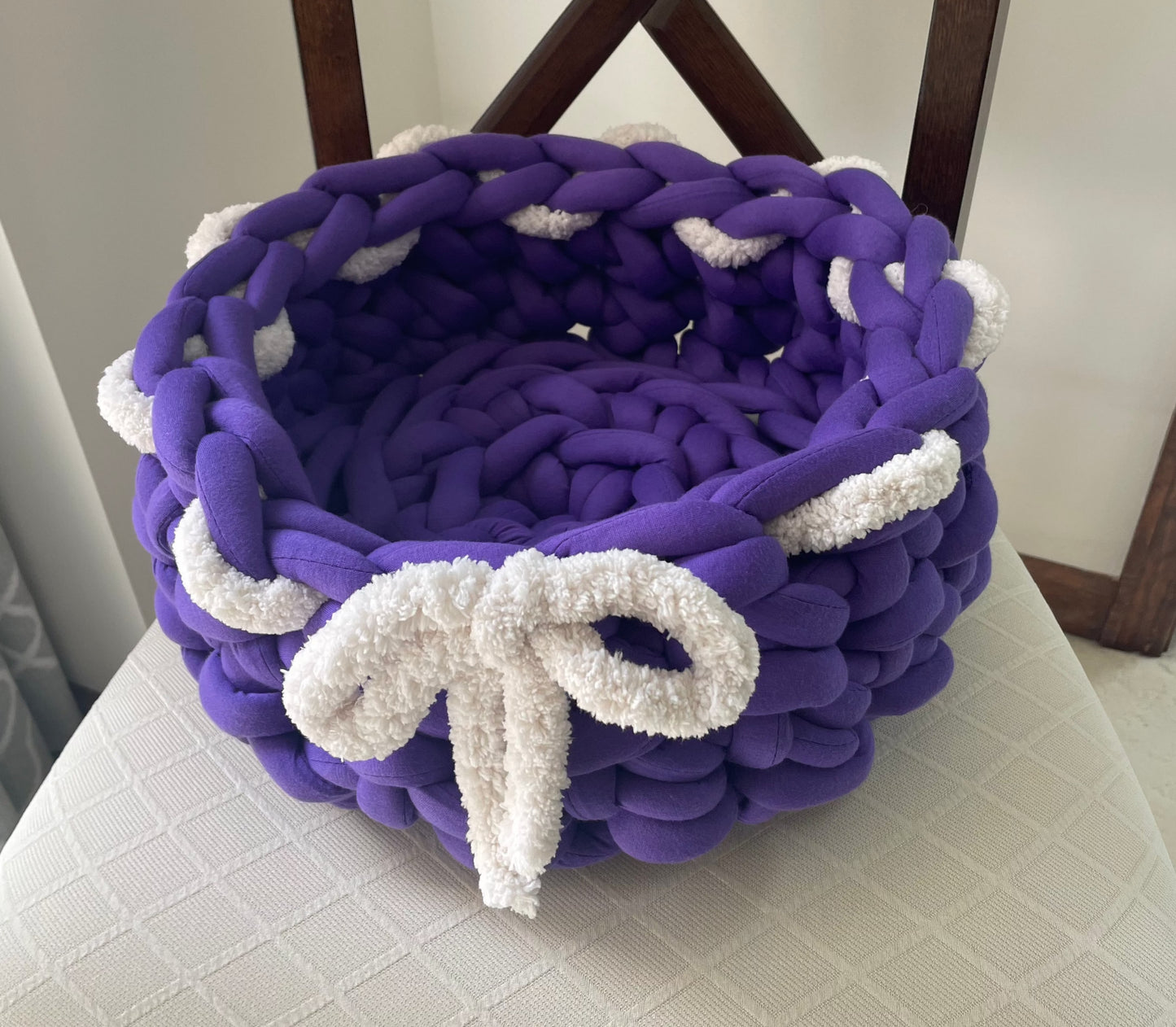 Hand-Crocheted Pet Bed by RAYA Crafts