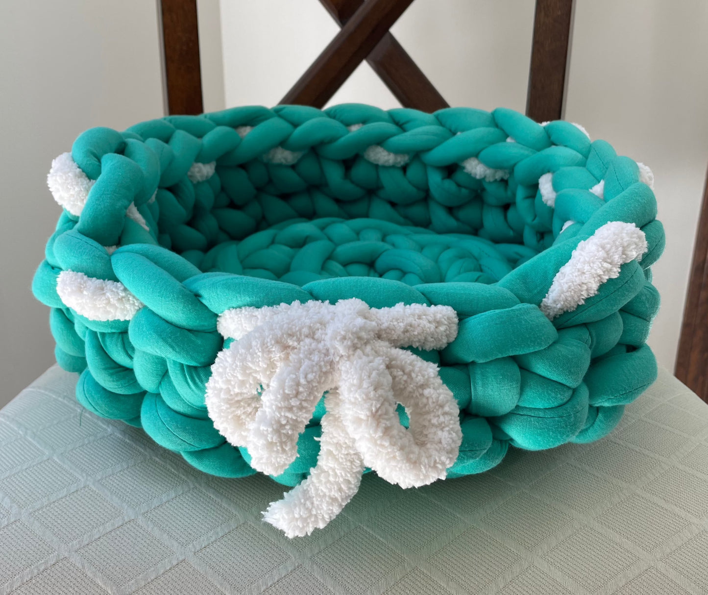 Hand-Crocheted Pet Bed by RAYA Crafts