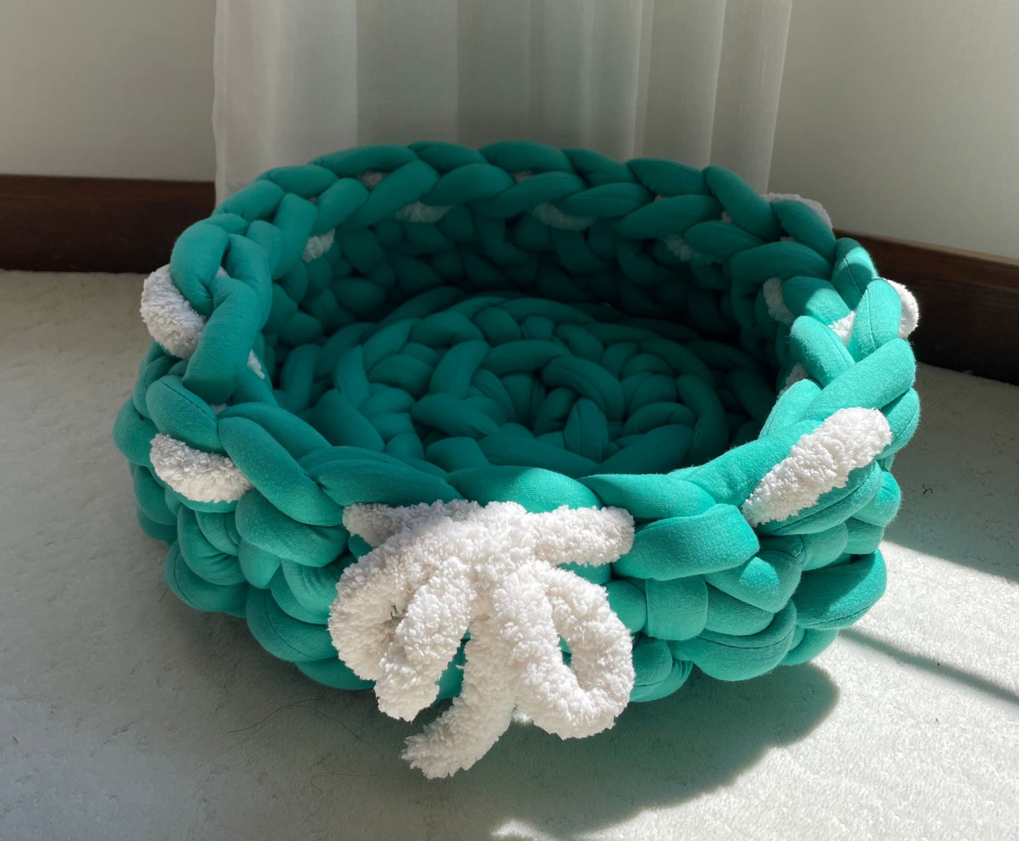 Hand-Crocheted Pet Bed by RAYA Crafts