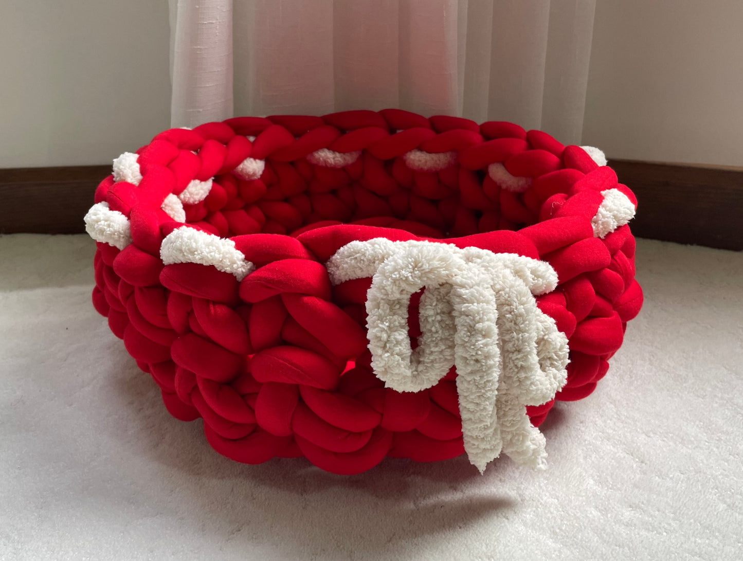 Hand-Crocheted Pet Bed by RAYA Crafts